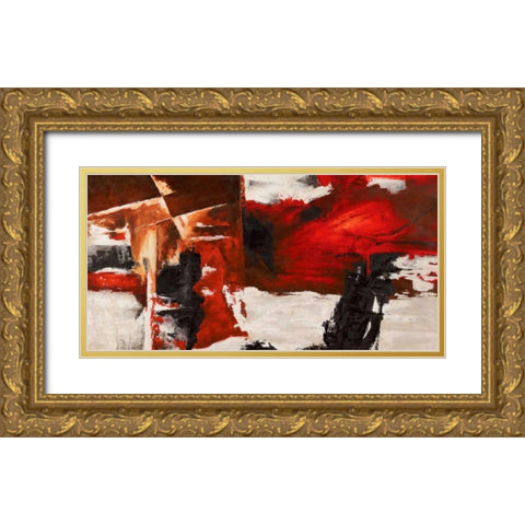 Eclipse Gold Ornate Wood Framed Art Print with Double Matting by Stone, Jim