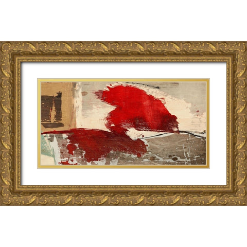 Reminiscence Gold Ornate Wood Framed Art Print with Double Matting by Jim, Stone