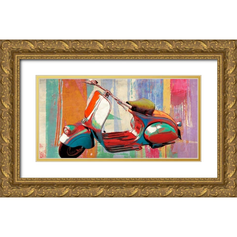 Hommage Gold Ornate Wood Framed Art Print with Double Matting by Rizzardi, Teo