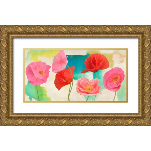 Festival Gold Ornate Wood Framed Art Print with Double Matting by Rizzardi, Teo