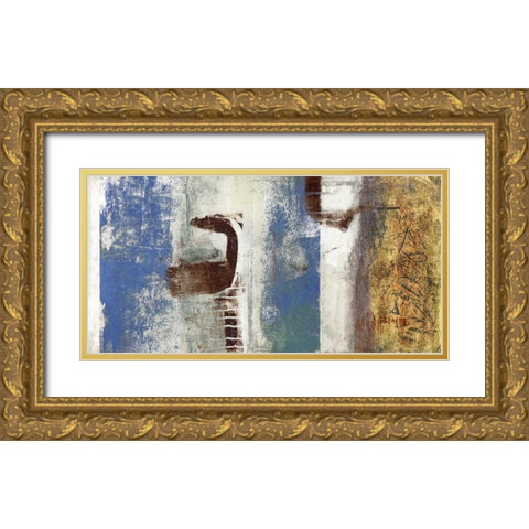 Up in the Skyes Gold Ornate Wood Framed Art Print with Double Matting by Taylor, Heather