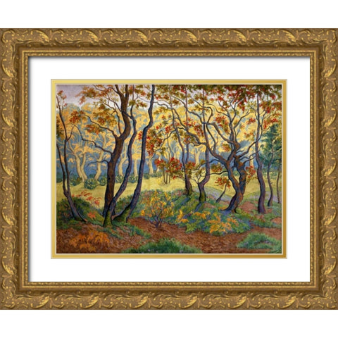 The Clearing Gold Ornate Wood Framed Art Print with Double Matting by Ranson, Paul