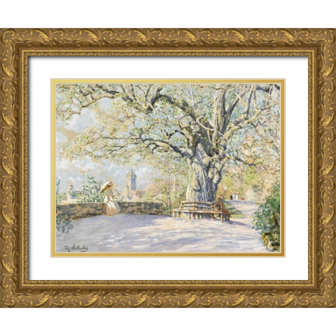 A view of Klingentor Gold Ornate Wood Framed Art Print with Double Matting by Stoltenberg, Fritz