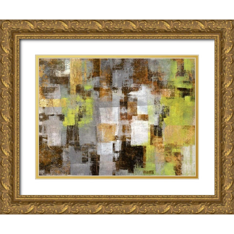 Forest in Springtime Gold Ornate Wood Framed Art Print with Double Matting by Aprile, Alessio