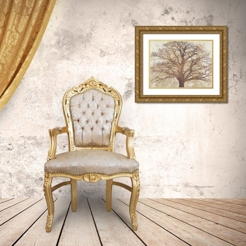 Sacred Oak Gold Ornate Wood Framed Art Print with Double Matting by Aprile, Alessio