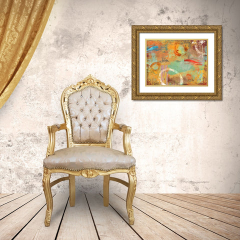 Funny Games Gold Ornate Wood Framed Art Print with Double Matting by King, Amber