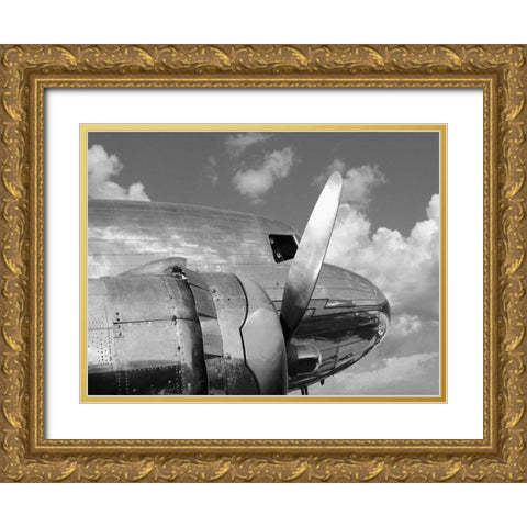 Propeller Gold Ornate Wood Framed Art Print with Double Matting by Gasoline Images