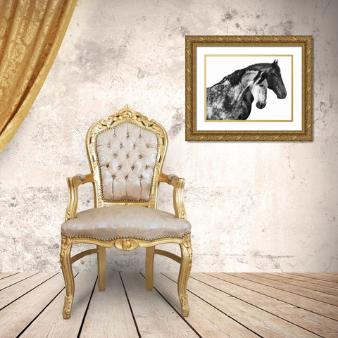 Together Gold Ornate Wood Framed Art Print with Double Matting by Pangea Images