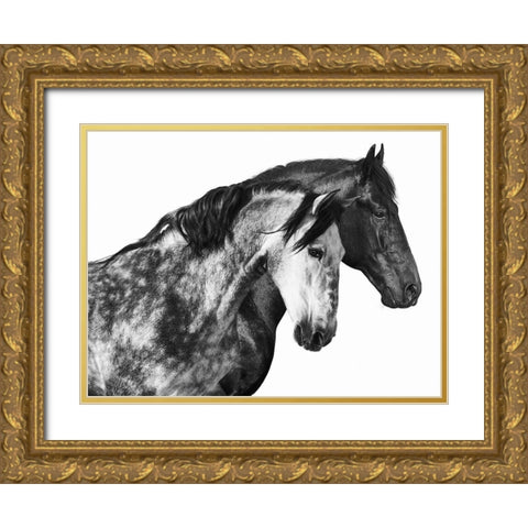 Together Gold Ornate Wood Framed Art Print with Double Matting by Pangea Images