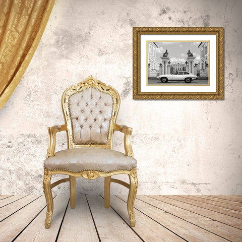 Princess at the Palace (detail) Gold Ornate Wood Framed Art Print with Double Matting by Gasoline Images