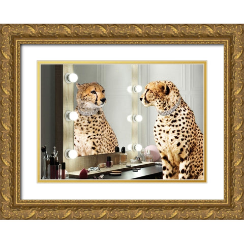 Wild Beauty Gold Ornate Wood Framed Art Print with Double Matting by Lauren, Julian