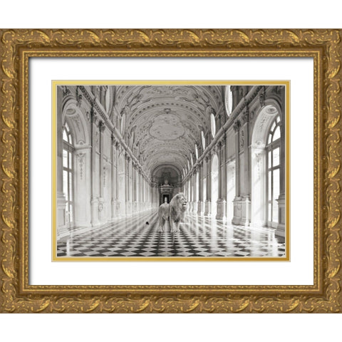 Luxurious Wilderness IV Gold Ornate Wood Framed Art Print with Double Matting by Lauren, Julian
