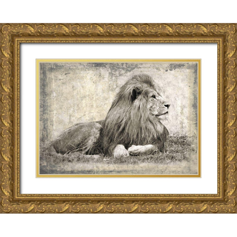 Memories of Africa I Gold Ornate Wood Framed Art Print with Double Matting by Moureau, Marc