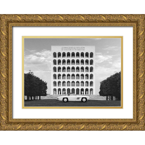 Beauty in Italy Gold Ornate Wood Framed Art Print with Double Matting by Gasoline Images
