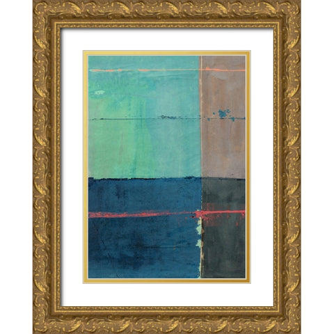 Collective Spirit I Gold Ornate Wood Framed Art Print with Double Matting by Munson, Anne