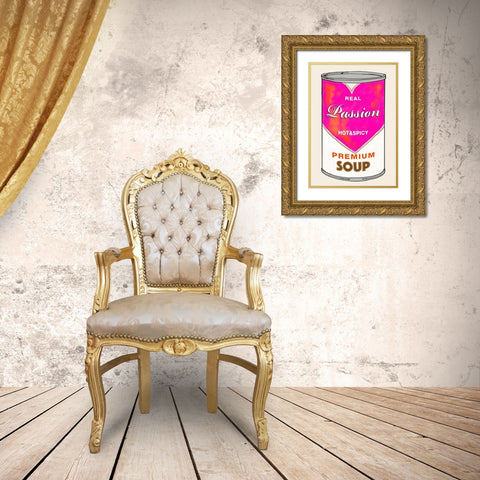 Passion Soup Gold Ornate Wood Framed Art Print with Double Matting by Beyon, Carlos