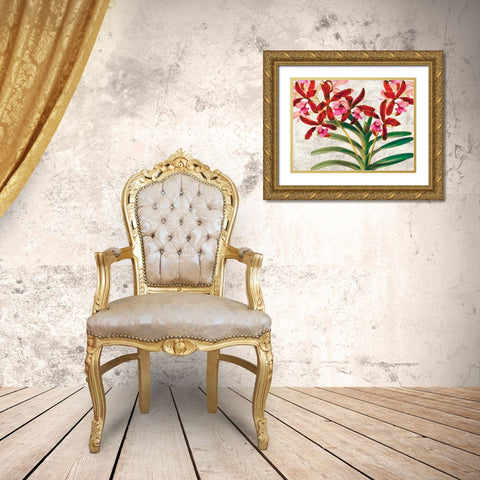 Botanique Moderne I Gold Ornate Wood Framed Art Print with Double Matting by Dellal, Remy