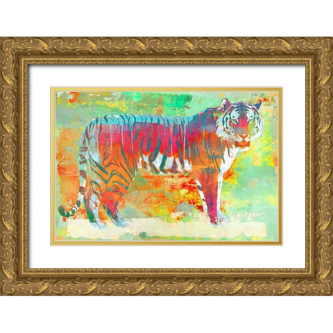 Urban Jungle I Gold Ornate Wood Framed Art Print with Double Matting by Chestier, Eric