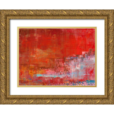 Mare di luce Gold Ornate Wood Framed Art Print with Double Matting by Corrado, Italo