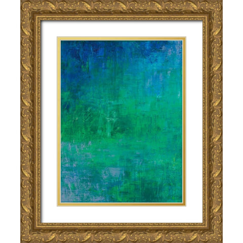 Oceani profondi Gold Ornate Wood Framed Art Print with Double Matting by Corrado, Italo