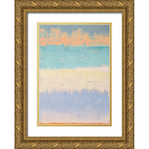 Haiku VIII Gold Ornate Wood Framed Art Print with Double Matting by Corrado, Italo