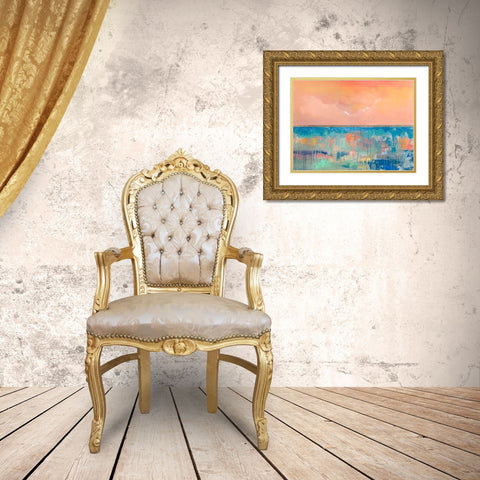 Mattino infinito Gold Ornate Wood Framed Art Print with Double Matting by Corrado, Italo
