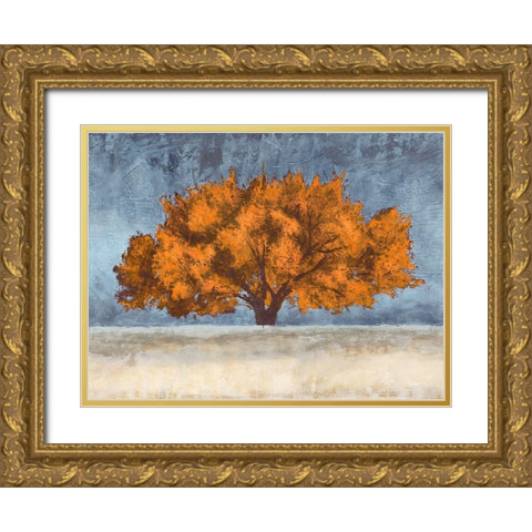 Golden Oak Gold Ornate Wood Framed Art Print with Double Matting by Eelder, Jan