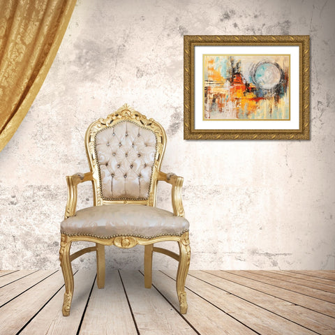 Riflessi del mattino Gold Ornate Wood Framed Art Print with Double Matting by Lucas