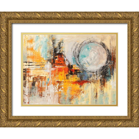 Riflessi del mattino Gold Ornate Wood Framed Art Print with Double Matting by Lucas