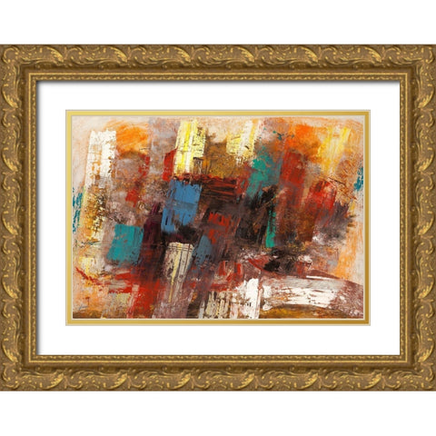 Gemme Gold Ornate Wood Framed Art Print with Double Matting by Lucas