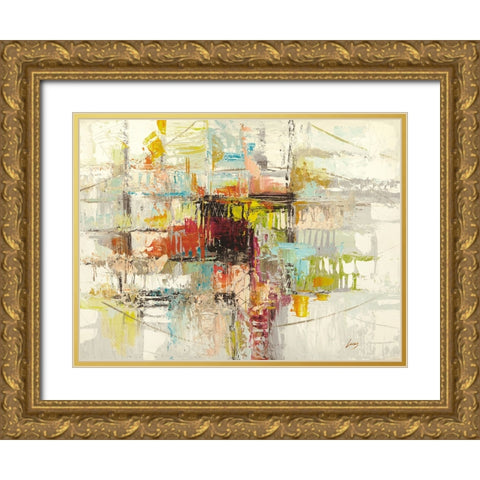 Lieve pensiero Gold Ornate Wood Framed Art Print with Double Matting by Lucas