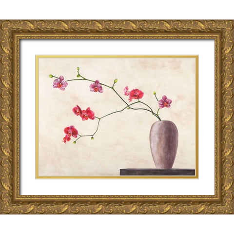 Balance Gold Ornate Wood Framed Art Print with Double Matting by Mills, Shin