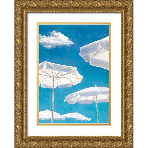 Beach Life I Gold Ornate Wood Framed Art Print with Double Matting by Marzi, Dario