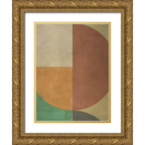 Attitude Gold Ornate Wood Framed Art Print with Double Matting by Nava, Sandro