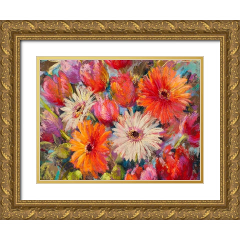 Fun, fun, fun! (detail) Gold Ornate Wood Framed Art Print with Double Matting by Whatmore, Nel