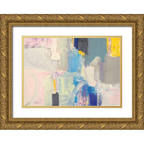 Sognando Gold Ornate Wood Framed Art Print with Double Matting by Piovan, Maurizio