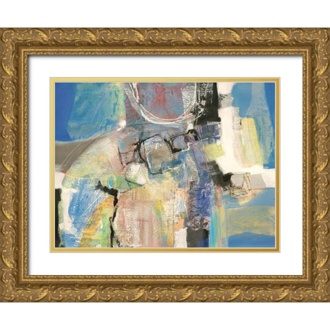 Ancora presenti Gold Ornate Wood Framed Art Print with Double Matting by Piovan, Maurizio