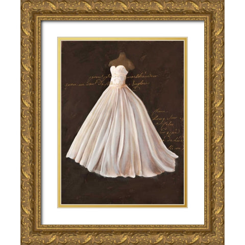 Dressed in White II Gold Ornate Wood Framed Art Print with Double Matting by Cairoli, Stefano