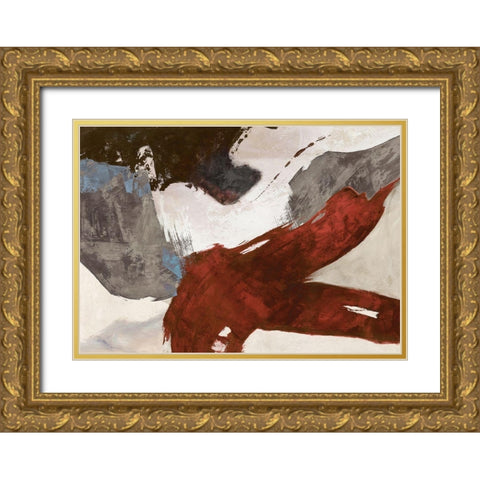 Elevation Gold Ornate Wood Framed Art Print with Double Matting by Jim, Stone