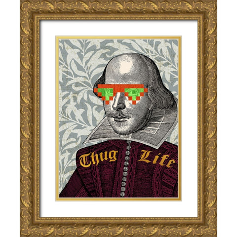 William Gold Ornate Wood Framed Art Print with Double Matting by Spencer, Matt