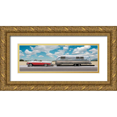 Ready to Go Gold Ornate Wood Framed Art Print with Double Matting by Gasoline Images