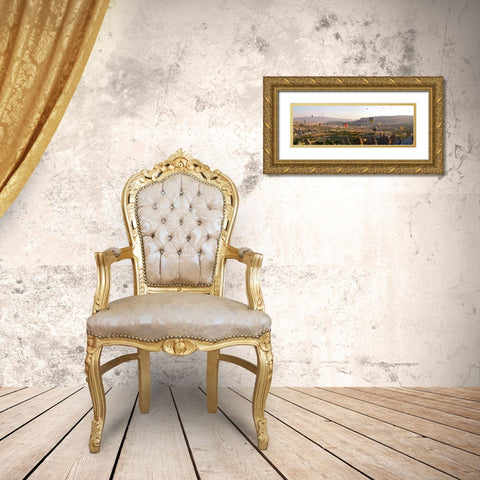 Air Balloons in Goreme, Cappadocia, Turkey Gold Ornate Wood Framed Art Print with Double Matting by Pangea Images