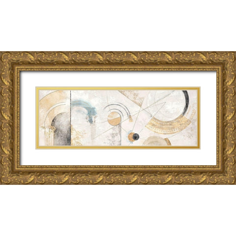 Geometrie complesse Gold Ornate Wood Framed Art Print with Double Matting by Armenti, Arturo