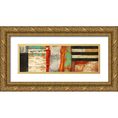 Respiro Gold Ornate Wood Framed Art Print with Double Matting by Bacci, Leonardo
