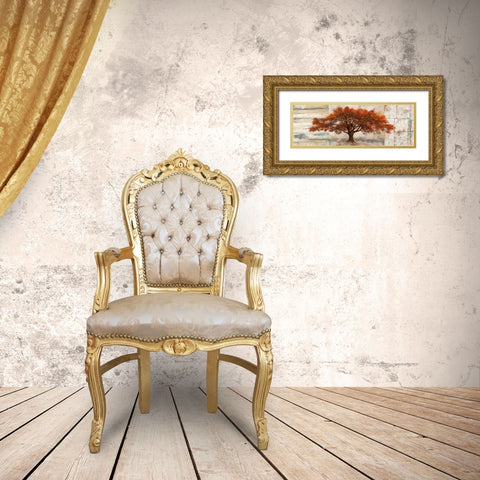 Rubra Gold Ornate Wood Framed Art Print with Double Matting by Bacci, Leonardo