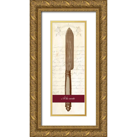 A la carte Gold Ornate Wood Framed Art Print with Double Matting by Dellal, Remy