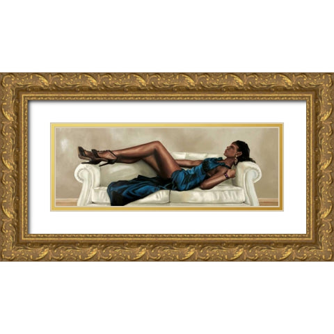Elegance Gold Ornate Wood Framed Art Print with Double Matting by Ciccone, Emilio