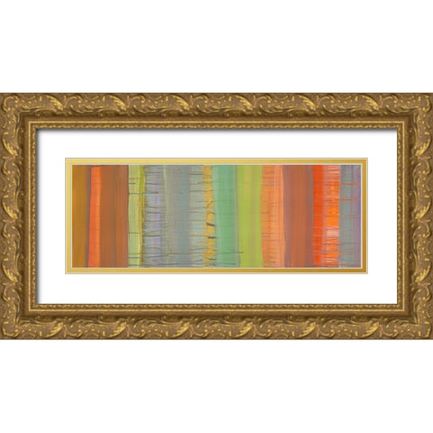 Tropicale Gold Ornate Wood Framed Art Print with Double Matting by Corrado, Italo