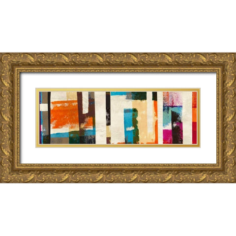 Calexico Gold Ornate Wood Framed Art Print with Double Matting by Navarro, Manuel