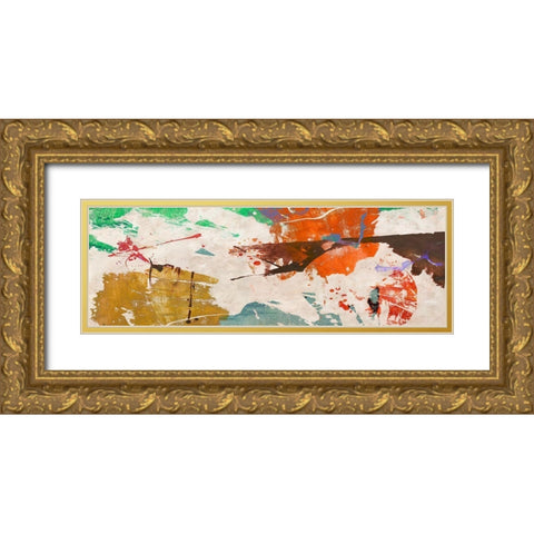 Horizon Gold Ornate Wood Framed Art Print with Double Matting by Stone, Jim